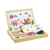 EDUCATIONAL MAGNETIC BOX (WITH WHITEBOARD & CHALKBOARD)